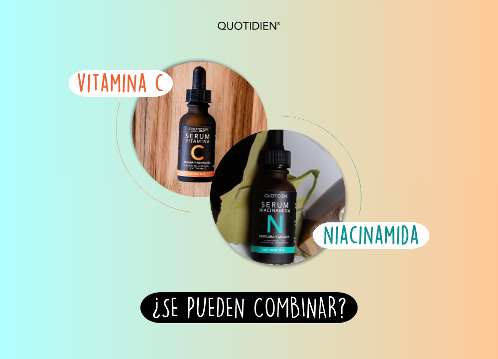 ¿Se puede combinar Vitamina C y Niacinamida en una rutina facial?