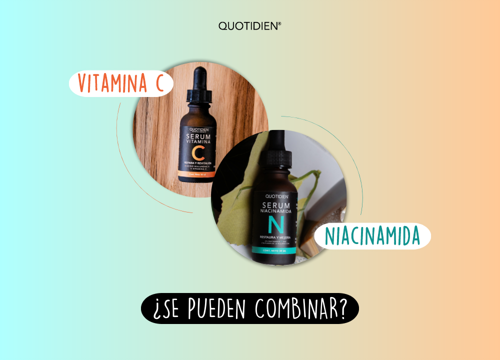 ¿Se puede combinar Vitamina C y Niacinamida en una rutina facial