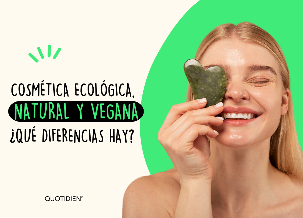 Cosmética ecológica, natural y vegana, ¿qué diferencias hay?