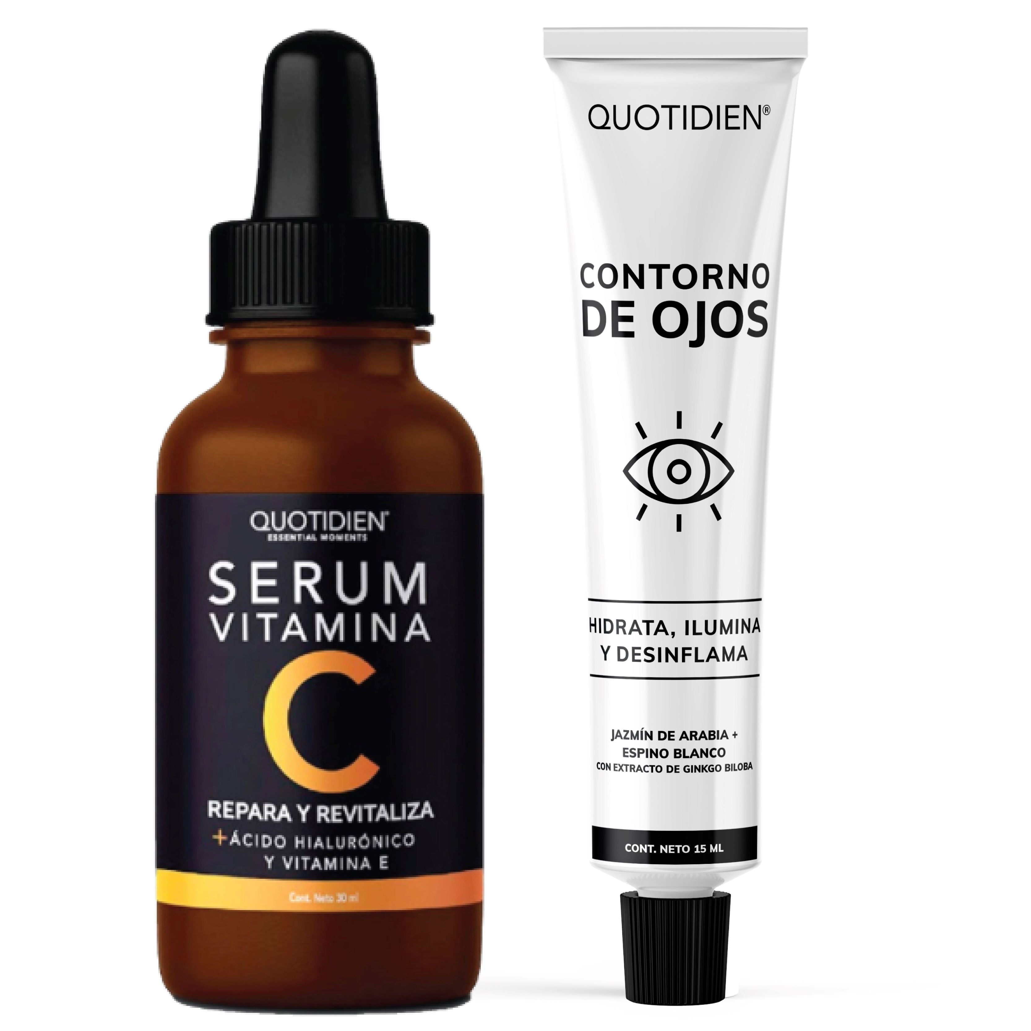 Kit Los Favoritos (34% OFF) - Serum Vitamina C 30ml + Contorno de Ojos 15ml