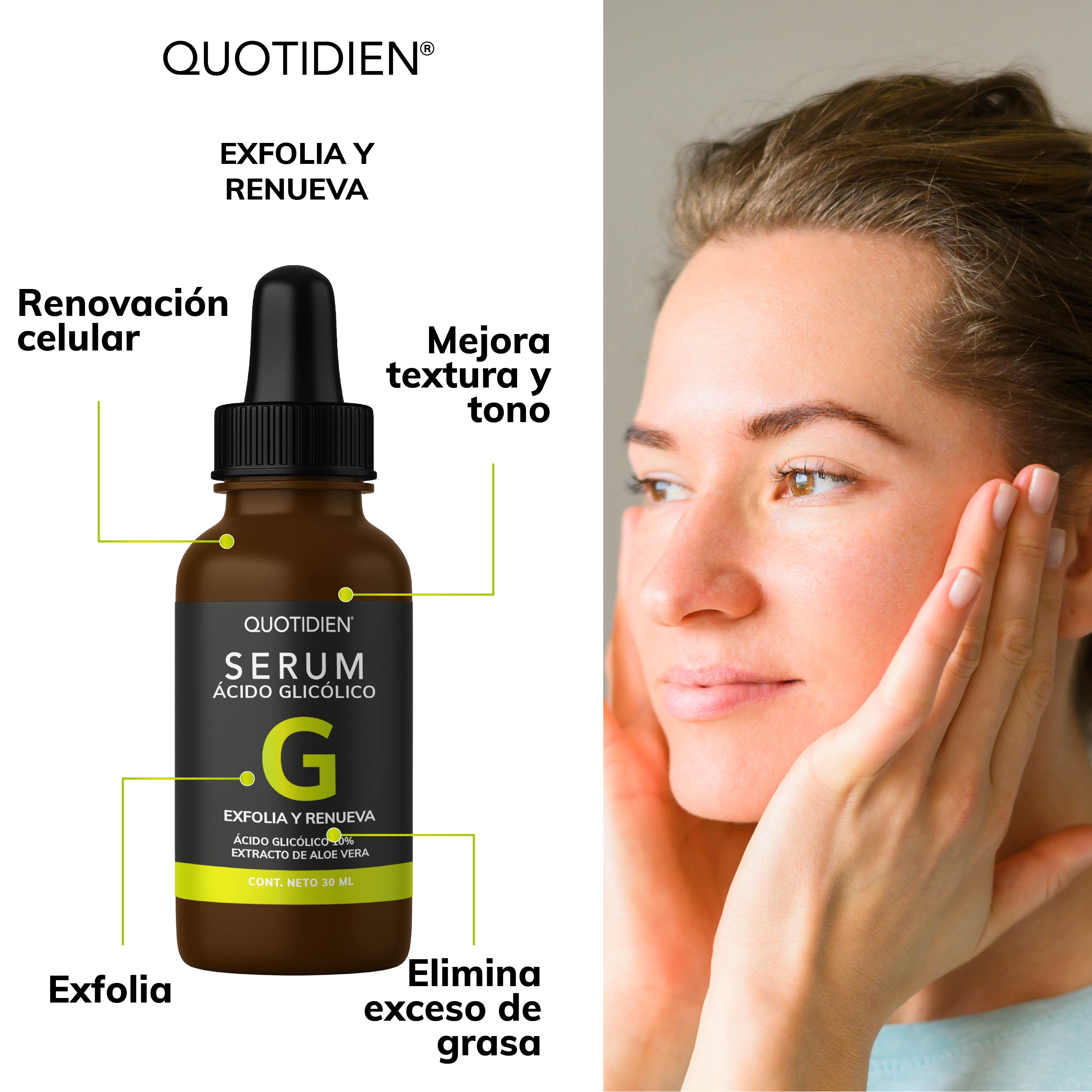 Kit Piel Deslumbrante (51% OFF) - Limpiador + Tónico + Serum Vitamina C + Serum Niacinamida + Serum Ácido Glicólico + Serum Ácido Hialurónico + Contorno de Ojos