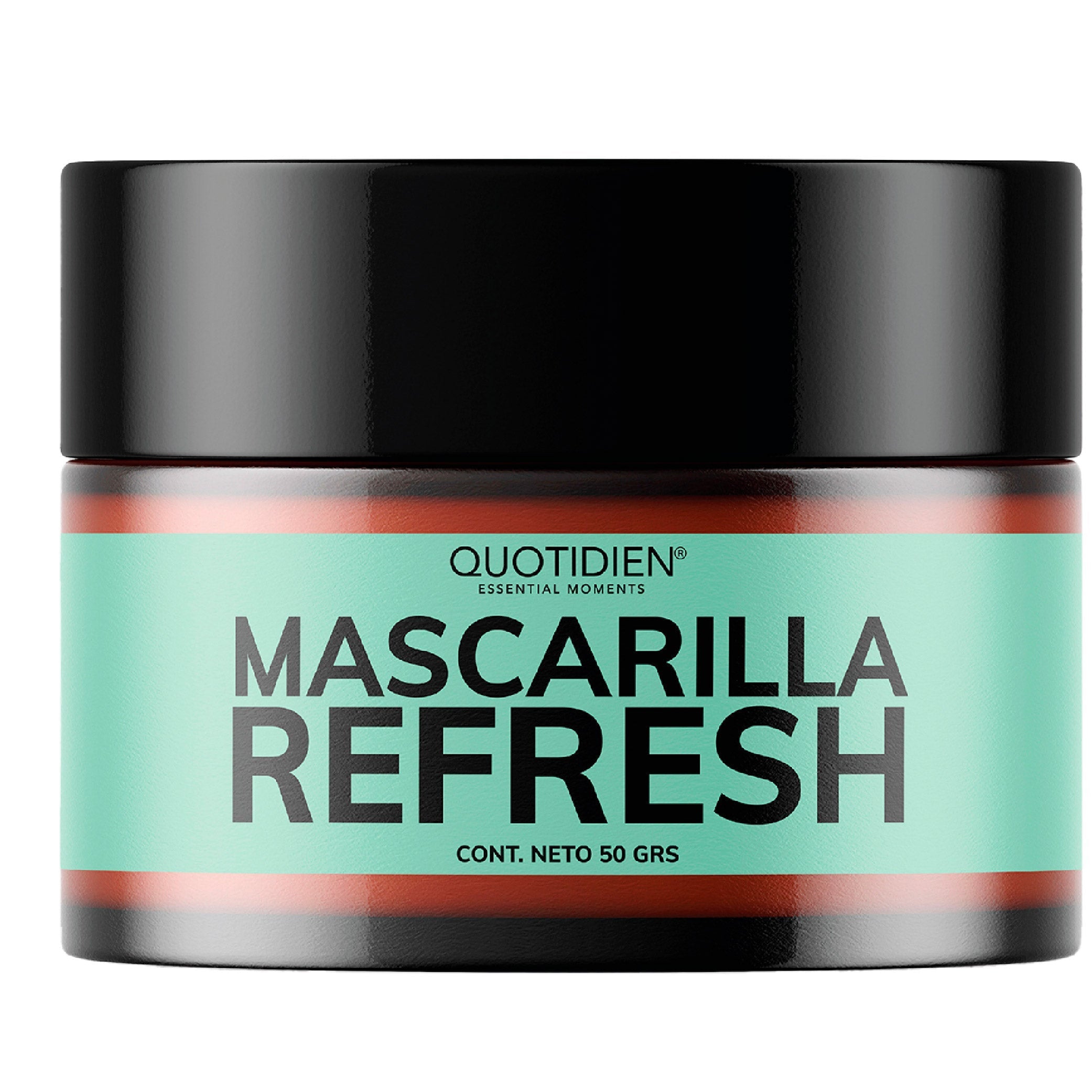 Mascarilla Facial Refrescante - Arcillas Puras (Kaolín y Bentonita) + Aloe Vera + Xilitol - 93% Ingredientes Naturales