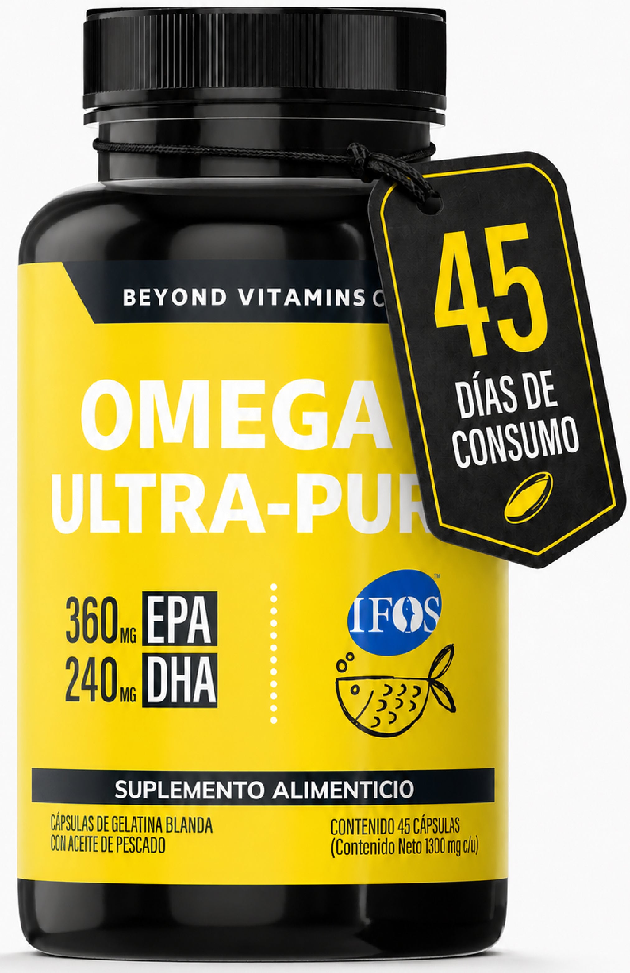 Omega 3 ultra puro - 45 cápsulas