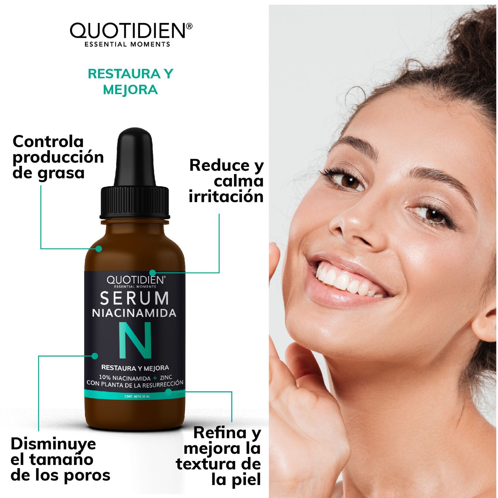 Kit Piel Deslumbrante (51% OFF) - Limpiador + Tónico + Serum Vitamina C + Serum Niacinamida + Serum Ácido Glicólico + Serum Ácido Hialurónico + Contorno de Ojos