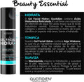 Gel Facial Hidratante con Ácido Hialurónico + Niacinamida + Alga Wakame - 97% Ingredientes Naturales - 50g - Quotidien Essential Moments