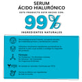 Serum Ácido Hialurónico Facial + Vitamina B5 + Extracto de Bulbo de Azafrán - 99% Ingredientes Naturales - 30ml