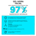 Gel Facial Hidratante Con Ácido Hialurónico + Niacinamida - 97% Ingredientes Naturales - Para Todo Tipo de Piel -50ml