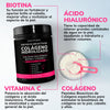 Péptidos Bioactivos de Colágeno Hidrolizado + Ácido Hialurónico + Biotina + Vitamina C- Disuelve rápido-Sin Sabor- 500g